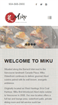 Mobile Screenshot of mikurestaurant.com